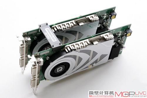 SLI模式下的GeForce 7800 GTX
